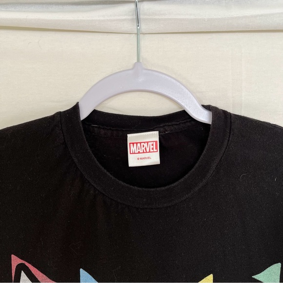 Marvel Avenger Comic Collection Kawaii Panels Short Sleeve Shirt Size Large - Picture 3 of 6